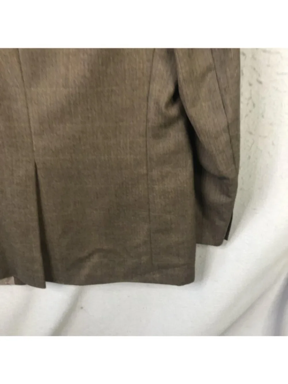 Old Money Blazer Mens 42 Long Brown Wool Herringbone Sport Coat Jacket Lauren